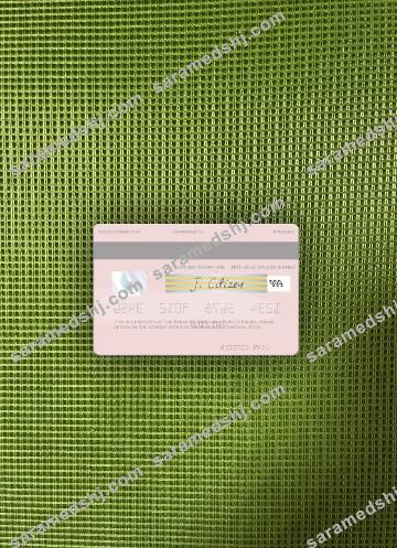 Peru Banco de Comercio visa debit card photolook back